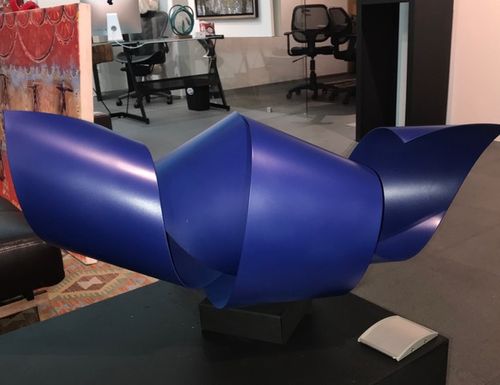 Espiral en Azul