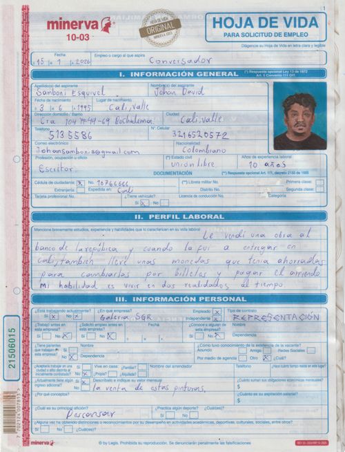  - Hoja de Vida 3