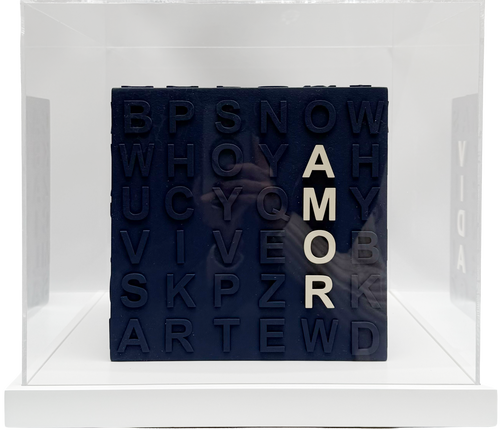  - Cubo de letras (AMOR)
