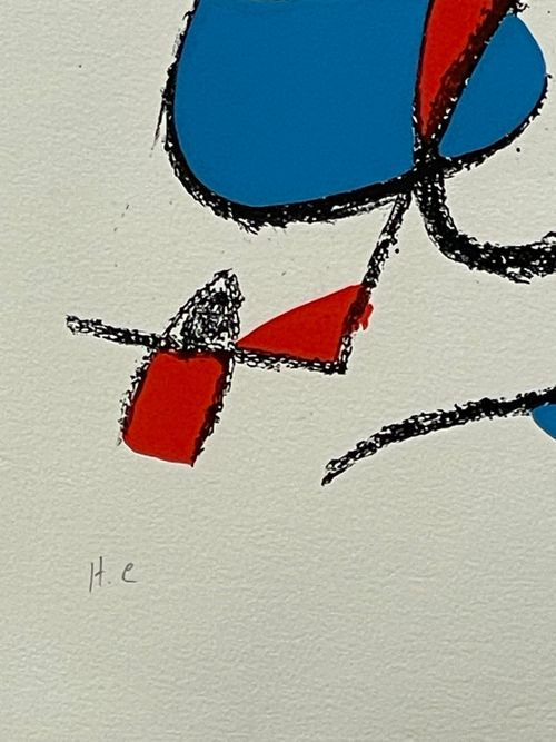 Miró Lithographe II, lámina IX